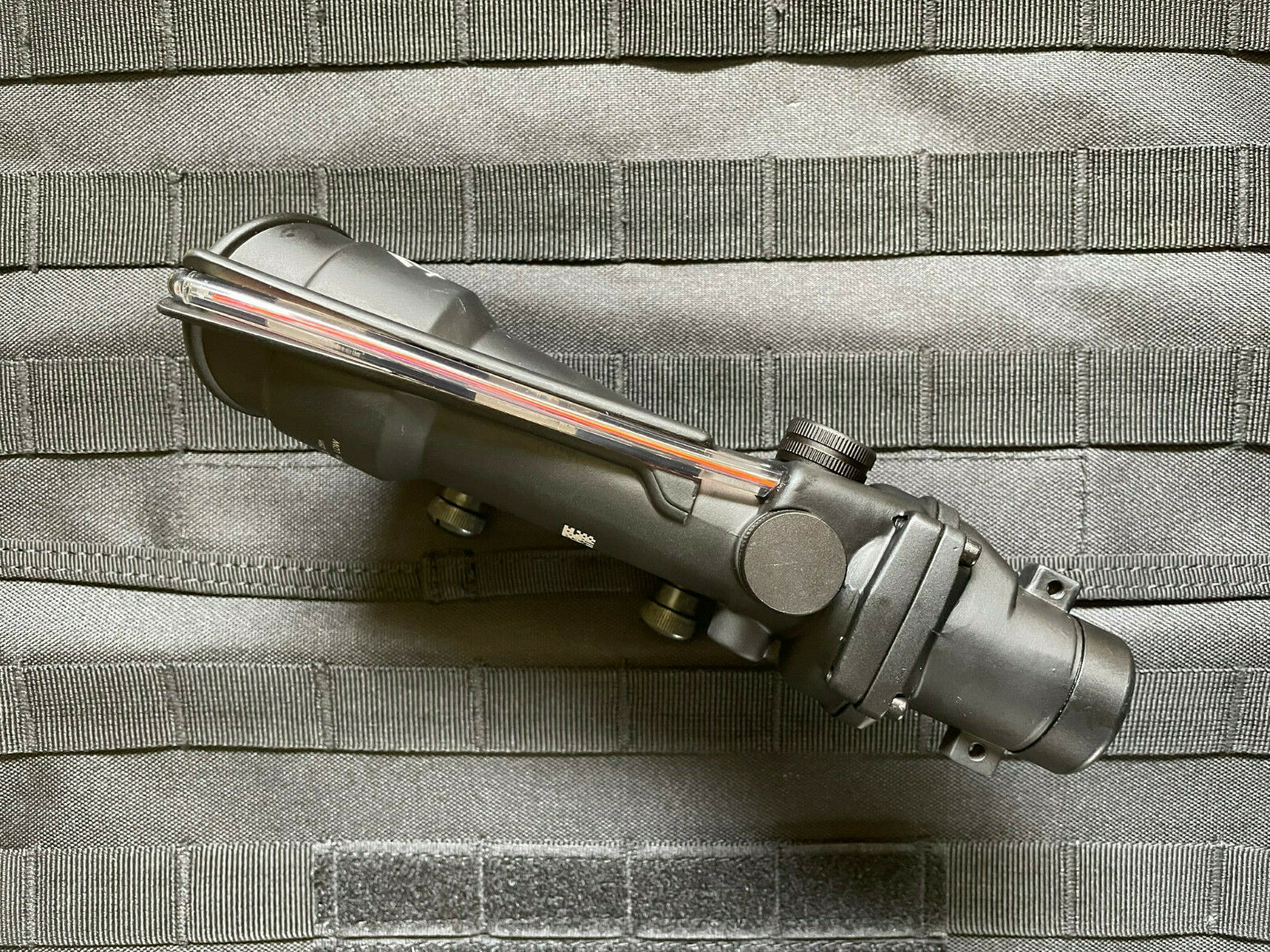 5x35 BDC Scope Fiber Optic Chevron Reticle Red Rifle Scope