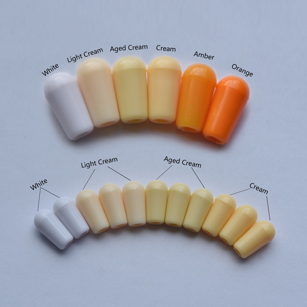 10pcs American Thread Toggle Switch Tip Cap for Gibson with Switchcraft Switch
