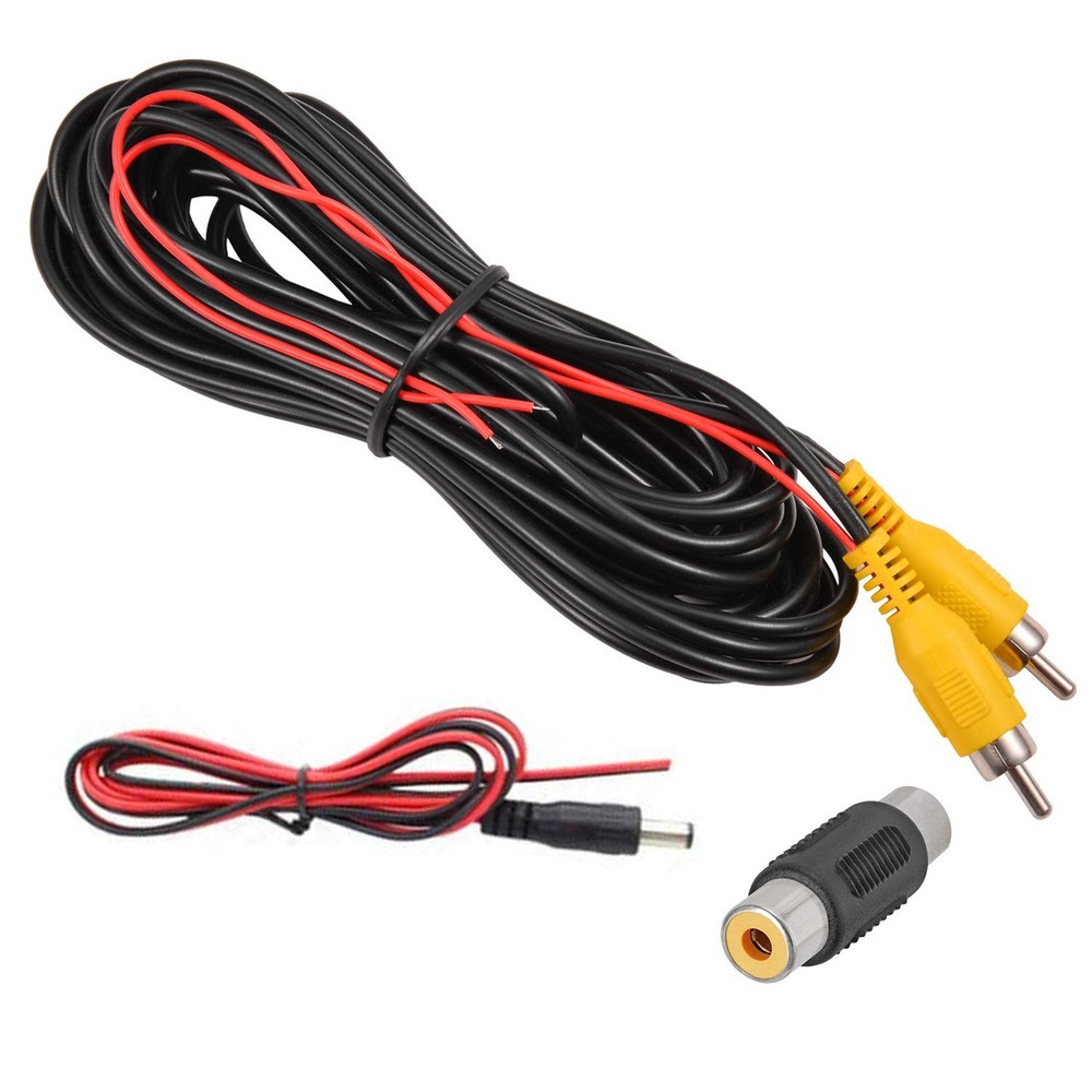 Backup Camera RCA Video Cable 20FT AV Extension Cable