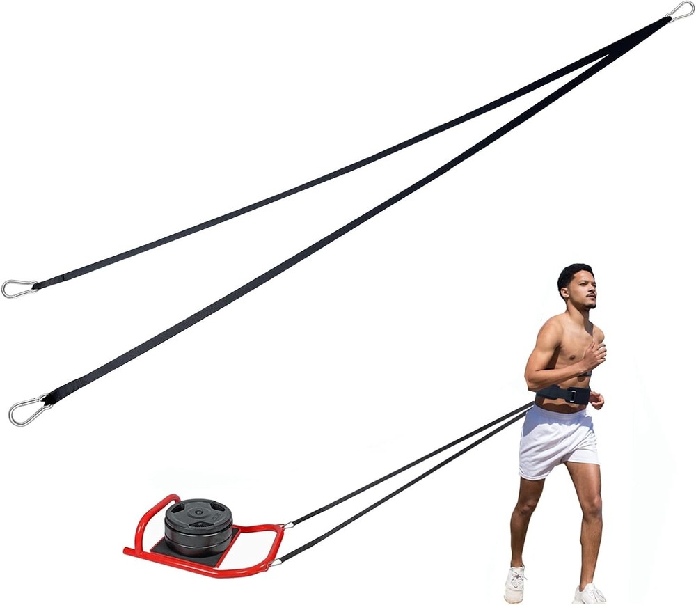 Weighted Training Waist Belt for Pulling Sled and Tires,Weight Pulling...