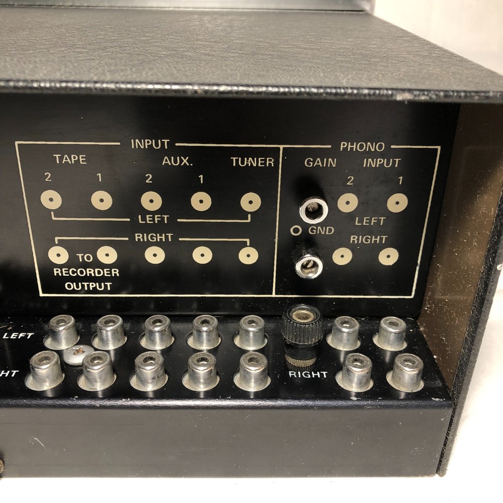 Crown IC150 1970s Solid State Integrated Circuit Stereo Console Preamp FOR PARTS