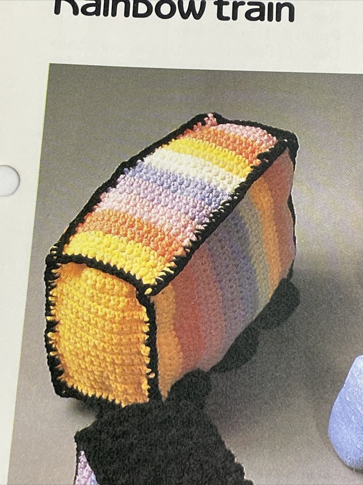 Marshall Cavendish Rainbow Train Toy Crochet Pattern