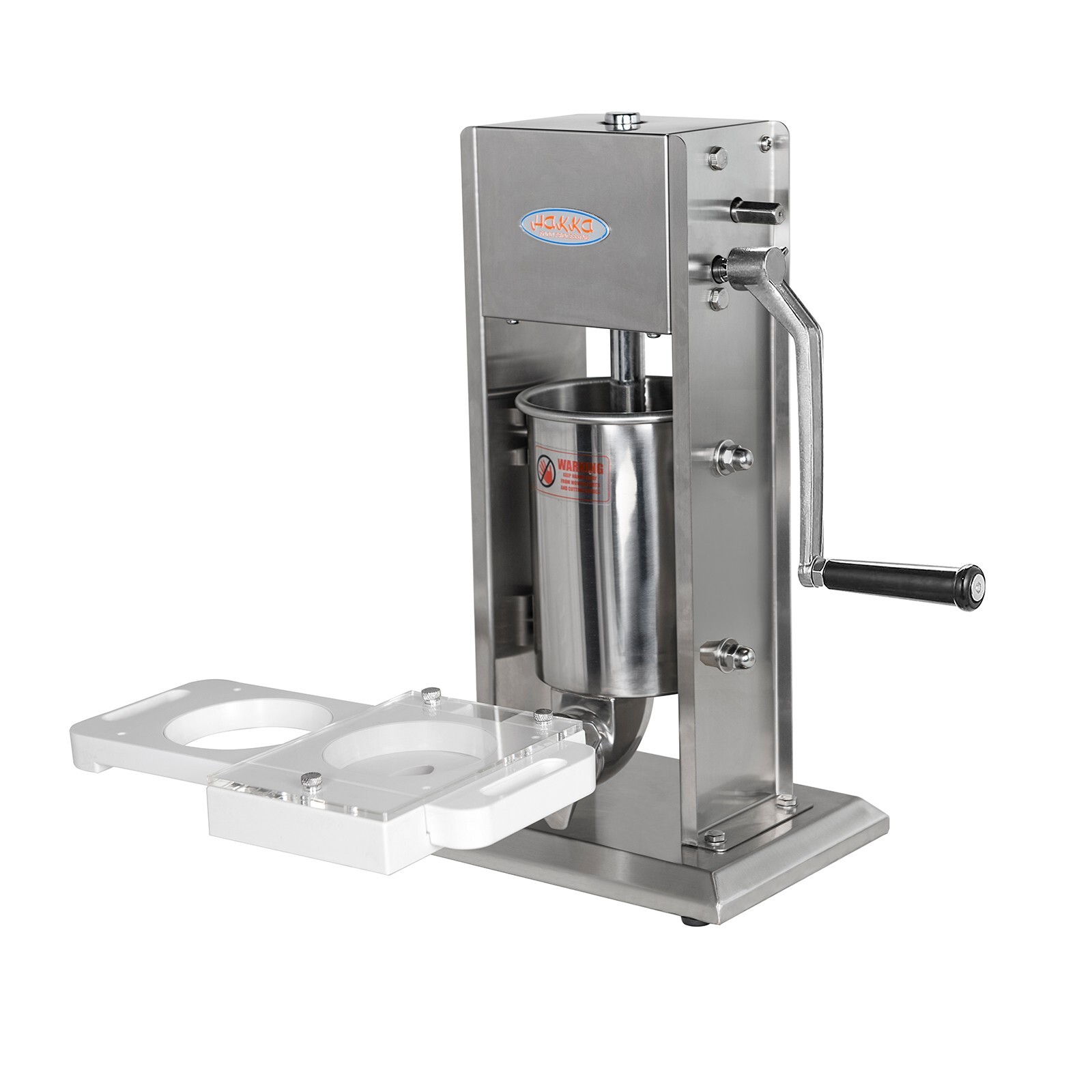 Hakka 7Lb/3L Sausage Stuffer with Patty Maker Accessories Sausage Maker Filler