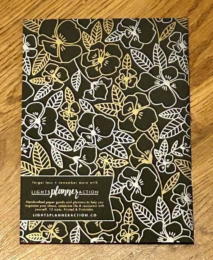 Lights Planner Action Daily Journal Notebook