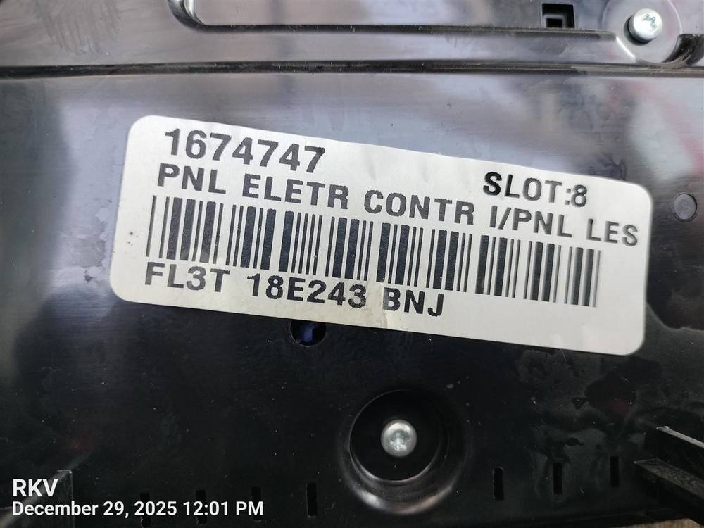 CONTROL PANEL OEM 2015 FORD F150 1YR WRNTY