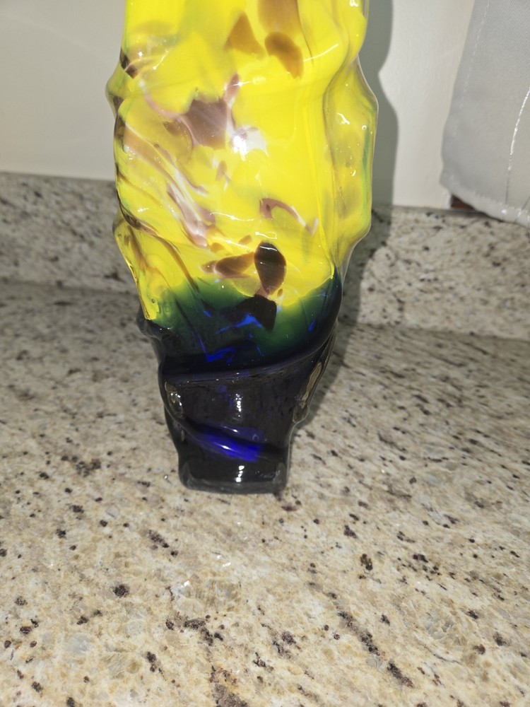 MCM Vintage Hand Blown Art Vase