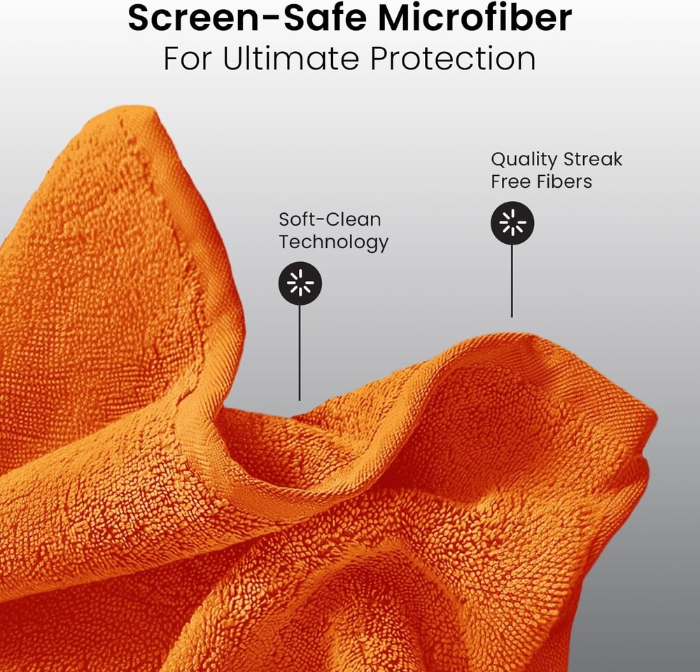 Screen Cleaner Spray - TV and Microfiber Cloth kit,...