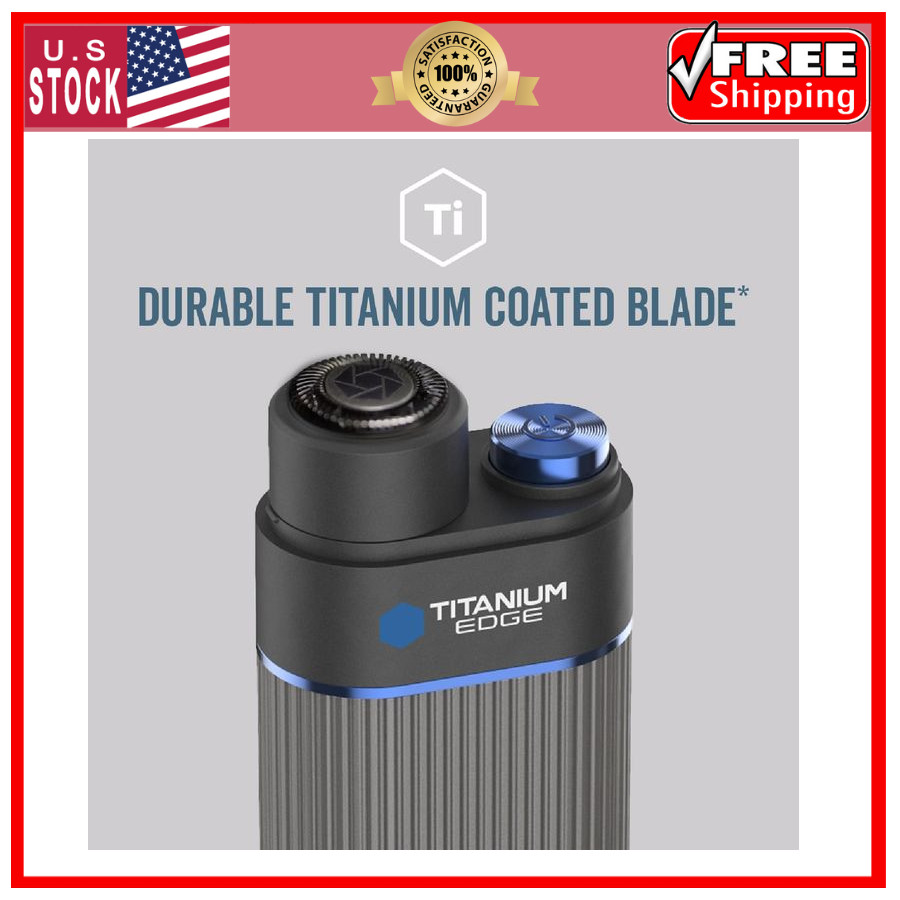 Professional Microtouch Titanium Edge Ear Nose Trimmer Precision Grooming Tool