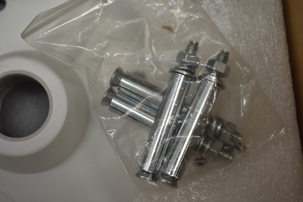 Hikvision CPM Camera Ceiling Pendant Mount 302700501 & Bracket Cap White