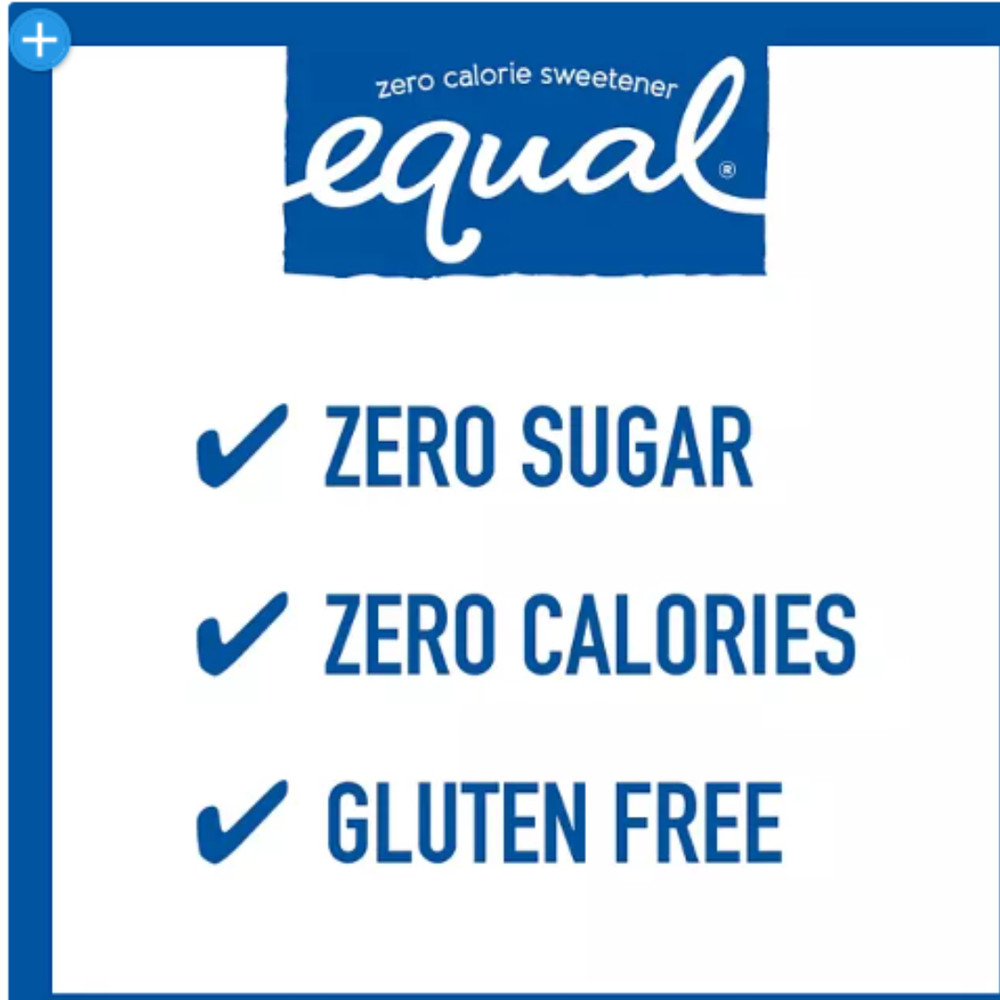 Equal Zero Calorie Sweetener Packets 1000 ct