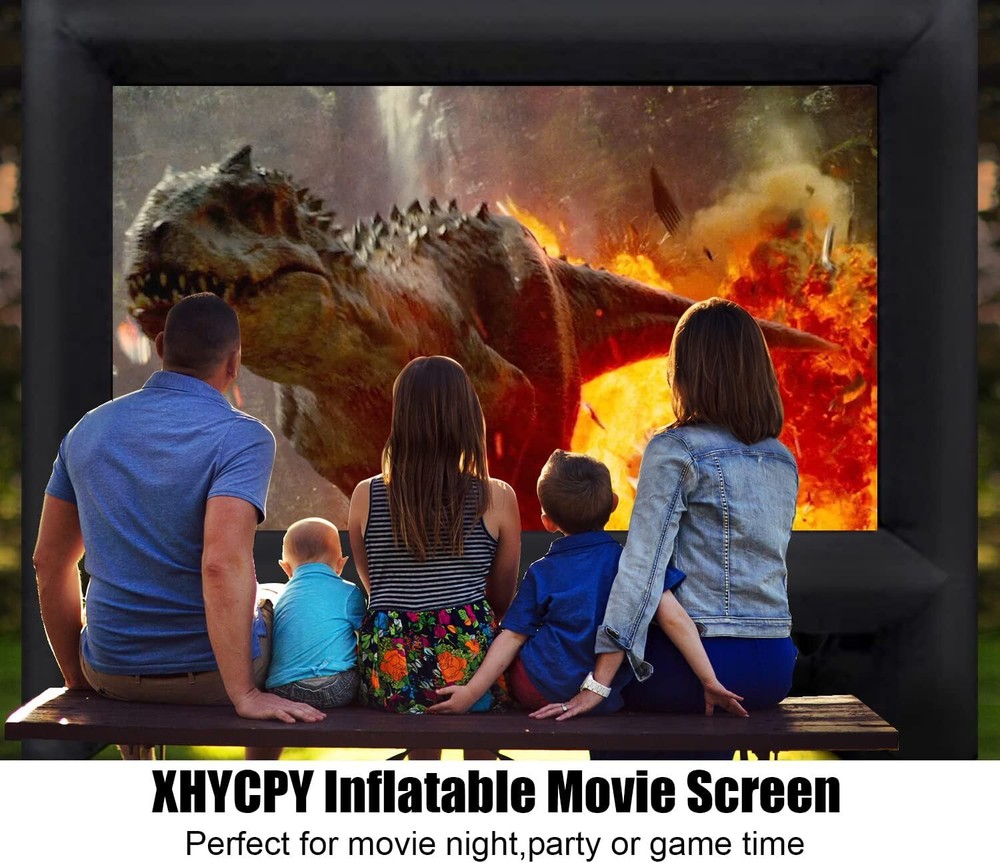 16ft Inflatable Outdoor Projector Screen with Blower Storage Bag
