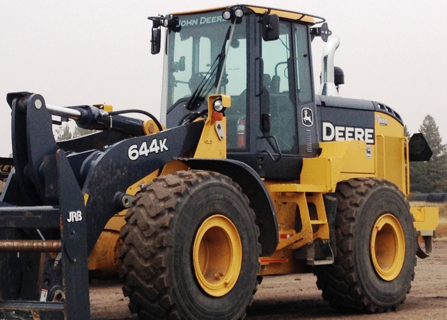 Large Size 7" x 12" Universal Front End Loader Mirror for Volvo, JCB, John Deere