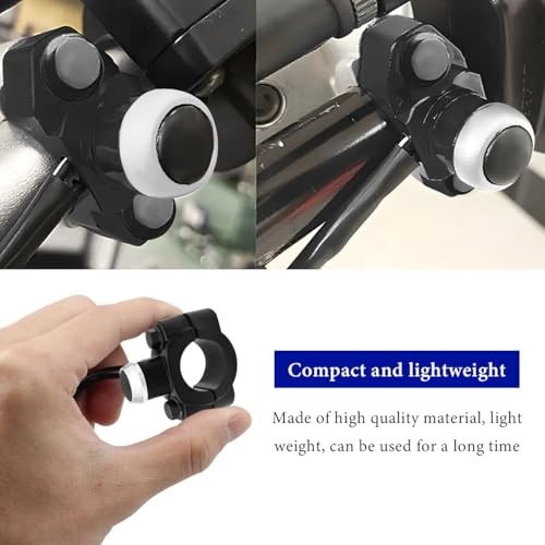7/8" Motorcycle Handlebar Control Horn Start Switch, Aluminum Handlebar