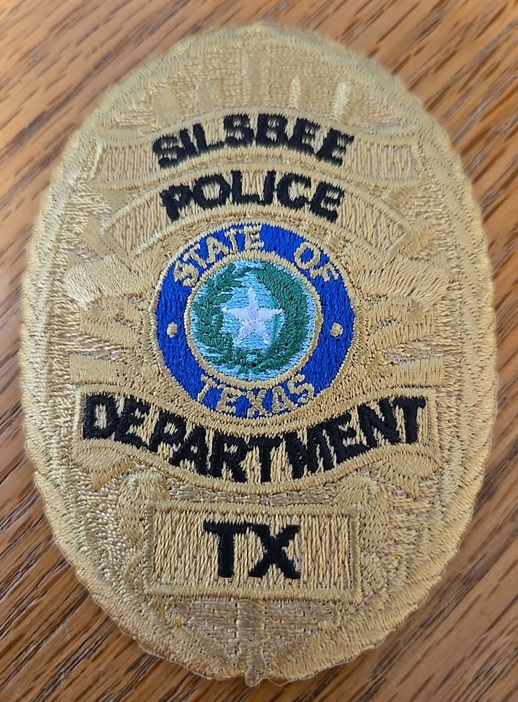 SILSBEE TEXAS small POLICE PATCH