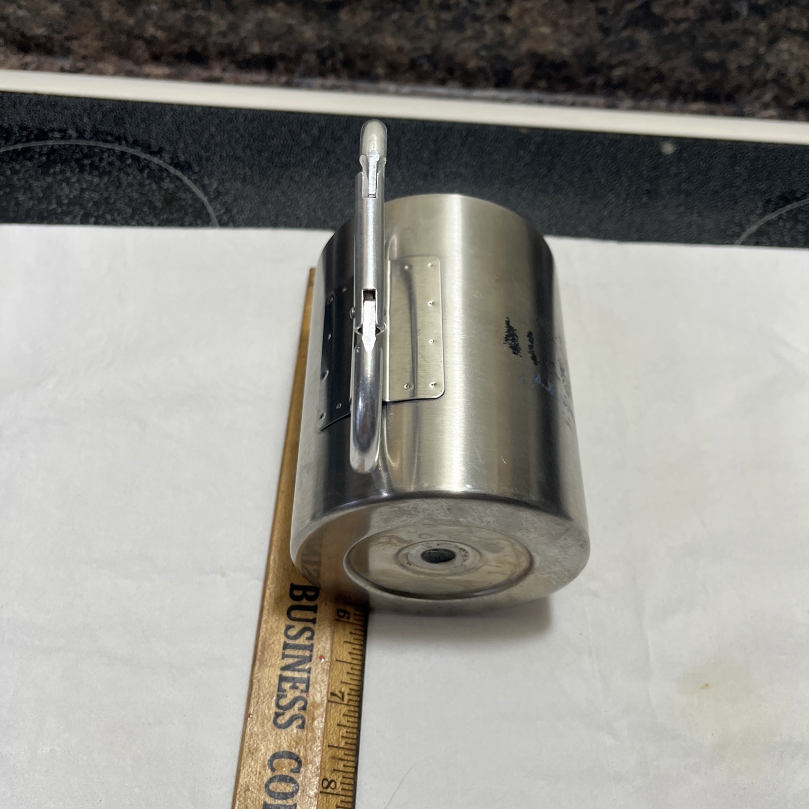 Ozark Trail Camping Hiking Carabiner Handle 17 oz Stainless Steel Mug free ship