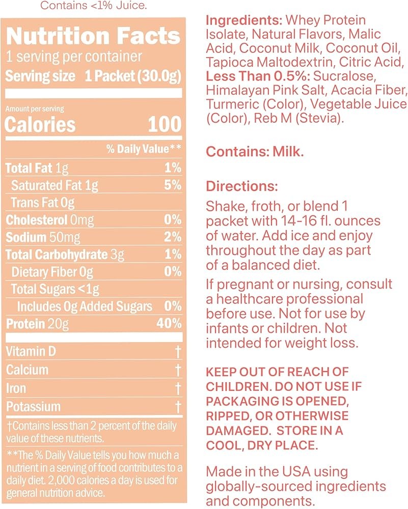 Oath Nutrit Clear Whey Isolate Protein Powder, Carel , plete