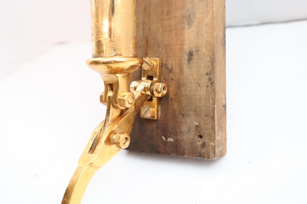 Vintage Solid Brass Maritime Nautical Marine Galley Hand Pump