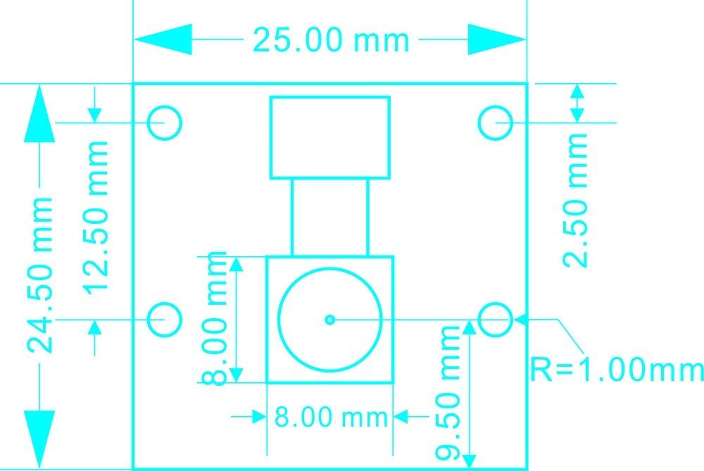 Raspberry Pi Zero Camera Module, 5MP OV5647 1080P Webcam on Raspbian (Cables in