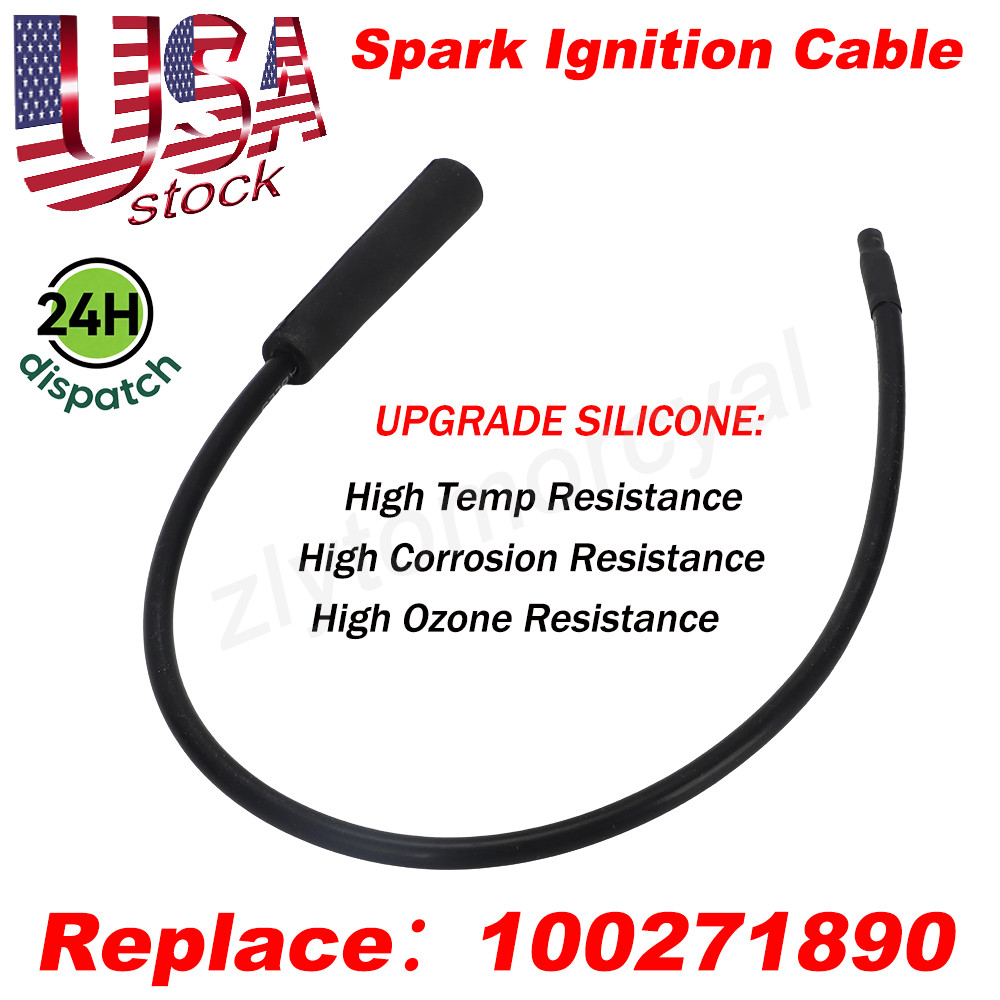 Replacement Spark Ignition Cable 100271890 , High Temperature Resistant Silicone