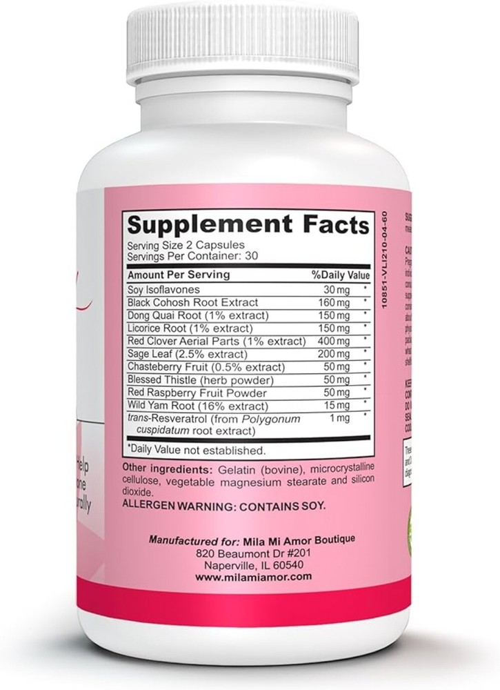 Women's Support Supplements Hormone Regulation Support 60 Capsules