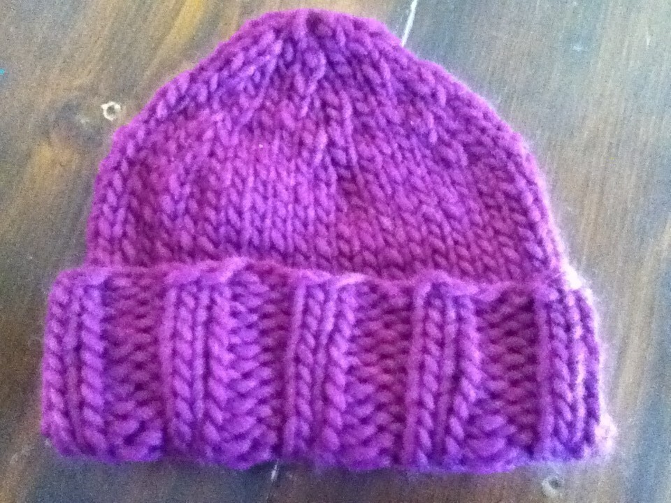 100% Virgin Wool Hand Knitted Hats