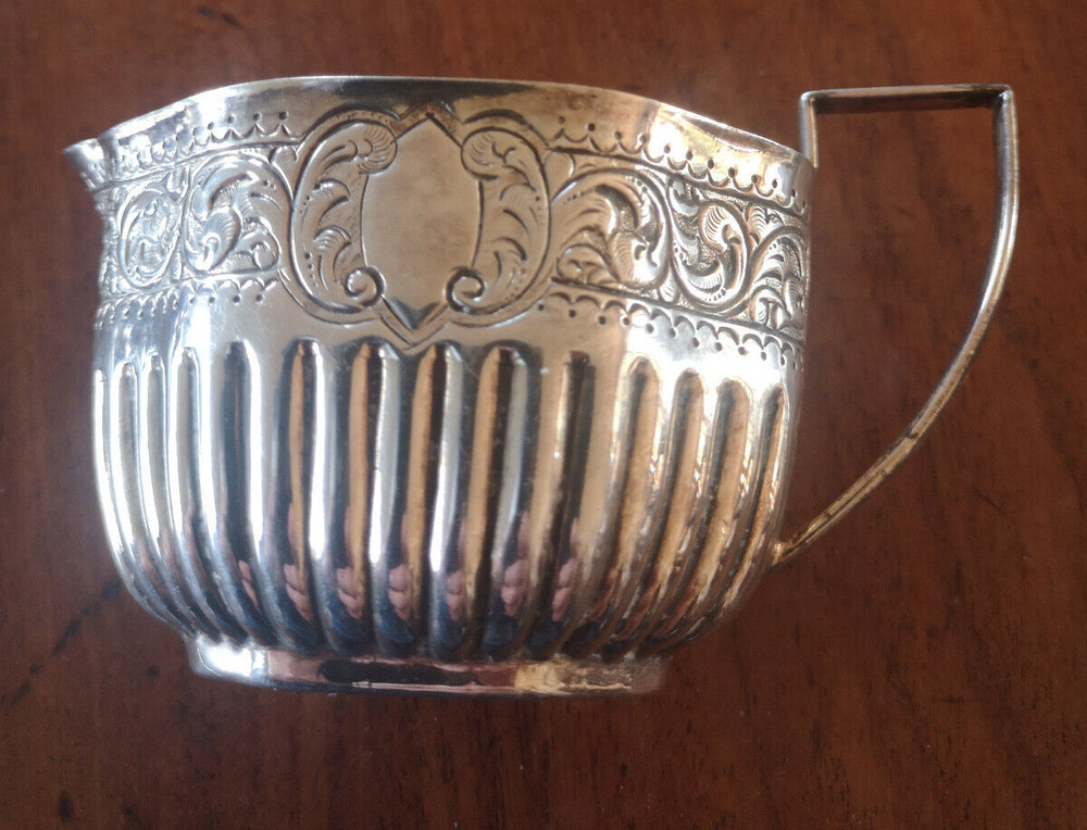 Antique Silver Plate Cream Jug 1870