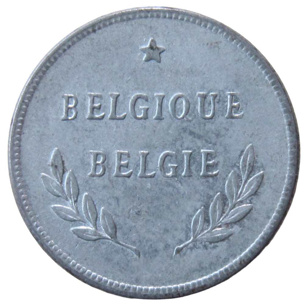 BELGIUM. 2 FRANCS, 1944.