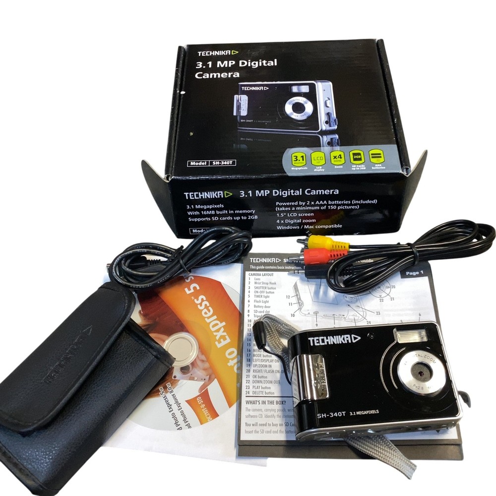 Technika SH-340T 3.1 MP Digital Camera Compact Black