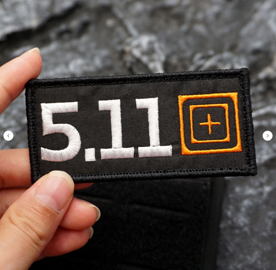 STRIKING 5.11 EMBROIDERED IRON-ON TACTICAL PATCH...