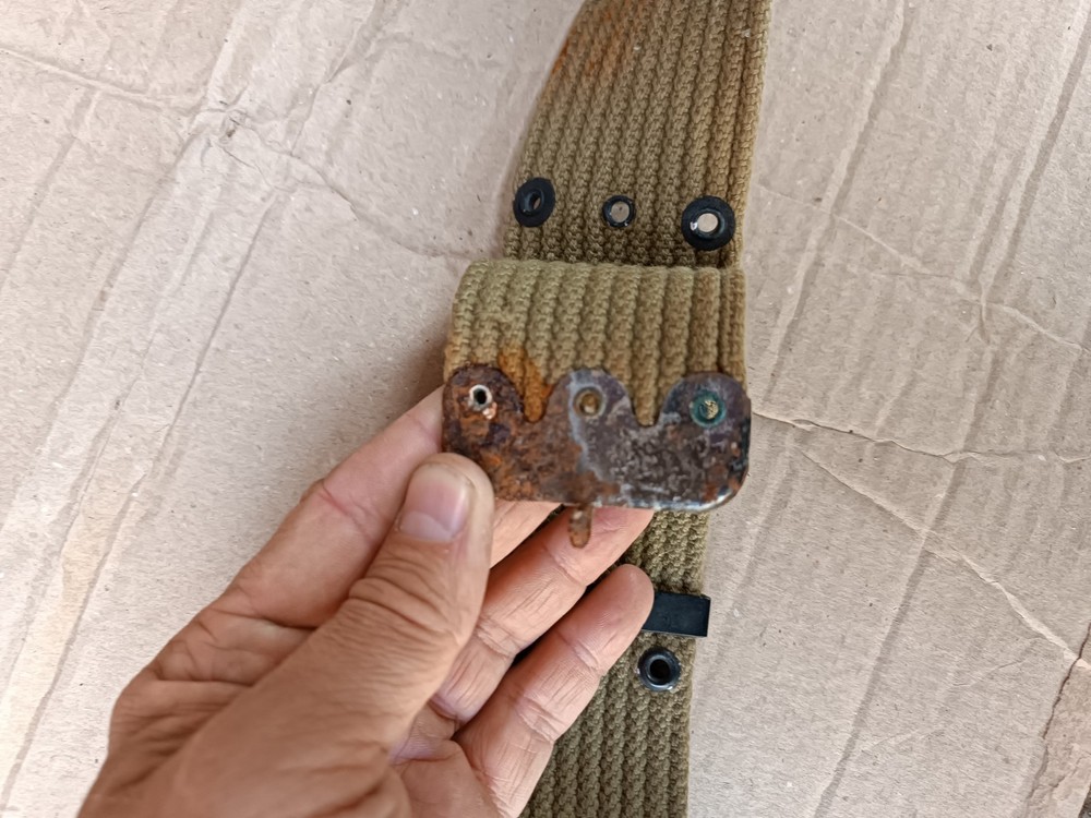 WWII WW2 Original M1936 US Army Pistol Belt dated 194...