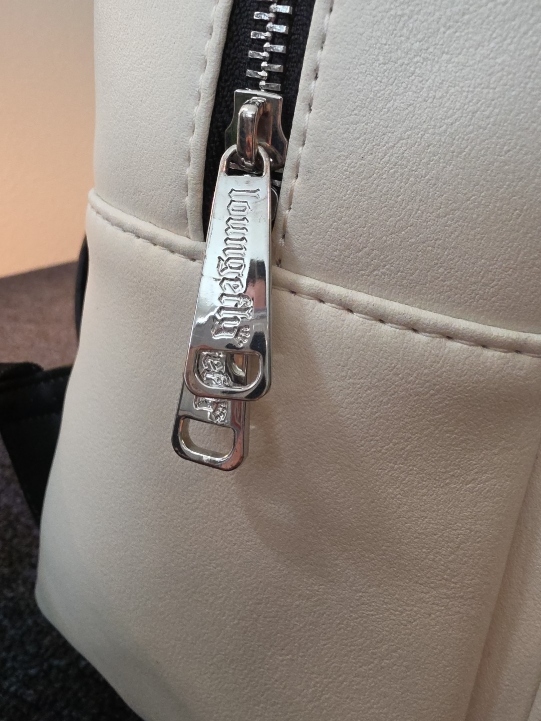 Disney Loungefly Embroidered Mickey Mouse Running White Mini Backpack