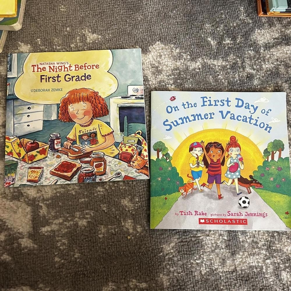 Scholastic Two Paperbacks Summer Vacation and First Grade