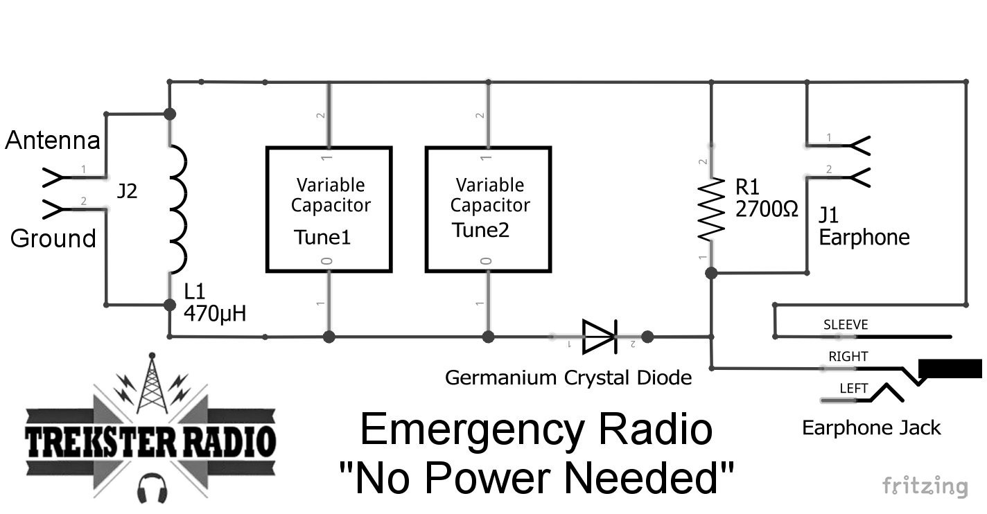EMERGENCY CRYSTAL RADIO KIT - Build Your Own Crystal Radio !!!