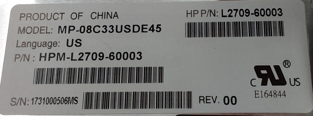 HP 5851-5380 Workflow Keyboard Assembly Kit