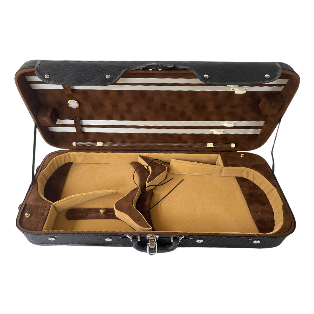 Double Violin Case Viola Case Strong Full Size With Back Strap