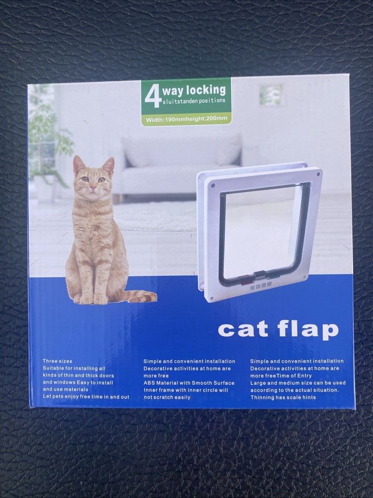 Cat Flap 4 Way Locking