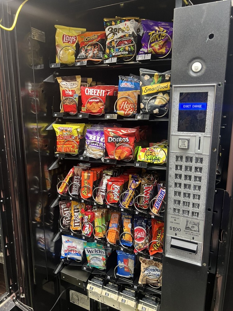 used snack vending machine