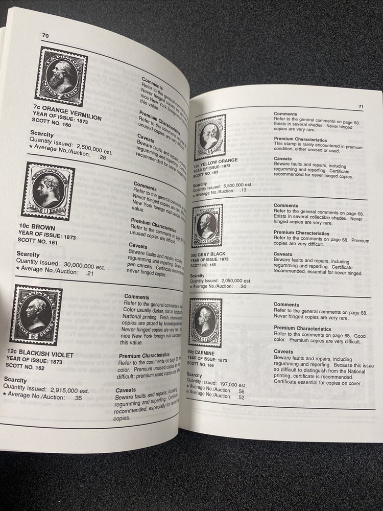 Buyers Guide An Analysis of Selected US Postage Stamps Stephen Datz 1992