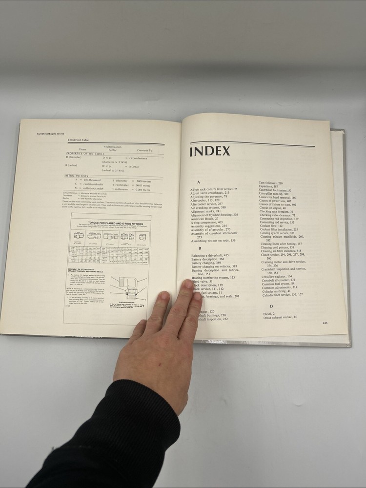 KENNETH BABB DIESEL ENGINE SERVICE BOOK HARDBOUND