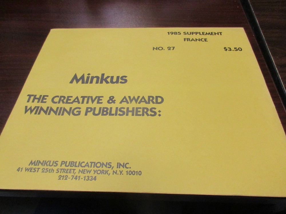 "MINKUS"  ALBUM PAGES  1985  SUPPLEMENT FRANCE #27    W/FREE SHIPPING!!!