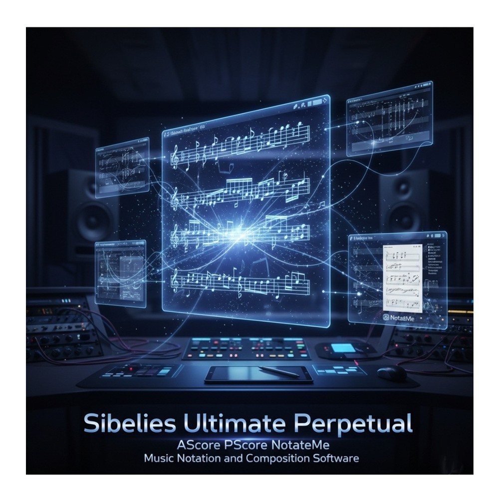 Sibelius Ultimate Perpetual AScore PScore NotateMe Music Notation Software