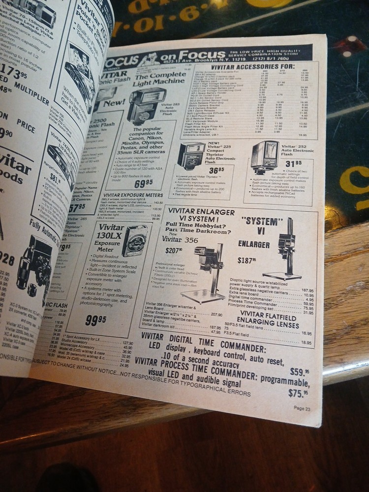 VINTAGE HONEST ABE'S FOCUS ELECTRONICS ELECTRONICS CATALOG