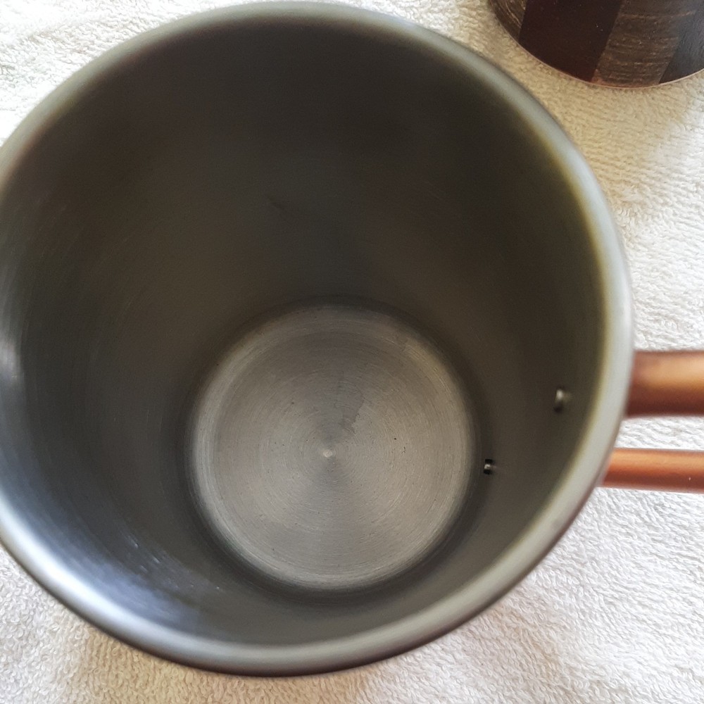 Titos Handmade Vodka Solid Copper Mug Cup Austin Texas Moscow Mule