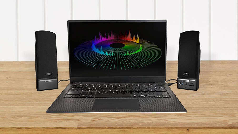 USB 2.0 Speaker (CA-2014USB)  - 2.0 Desktop Computer Speakers, Type-C or Type...