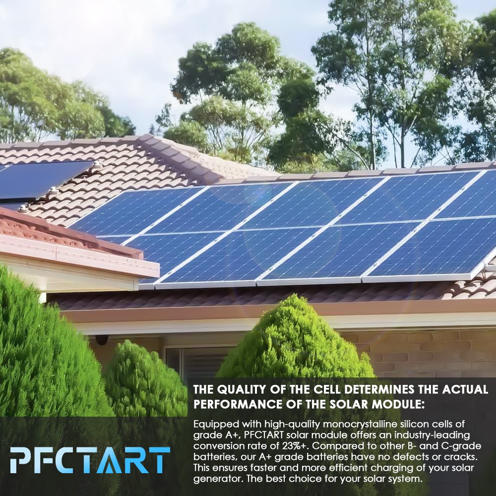 200W 12V Solar Panel High Efficiency Monocrystalline PV Module For RV Home Roof