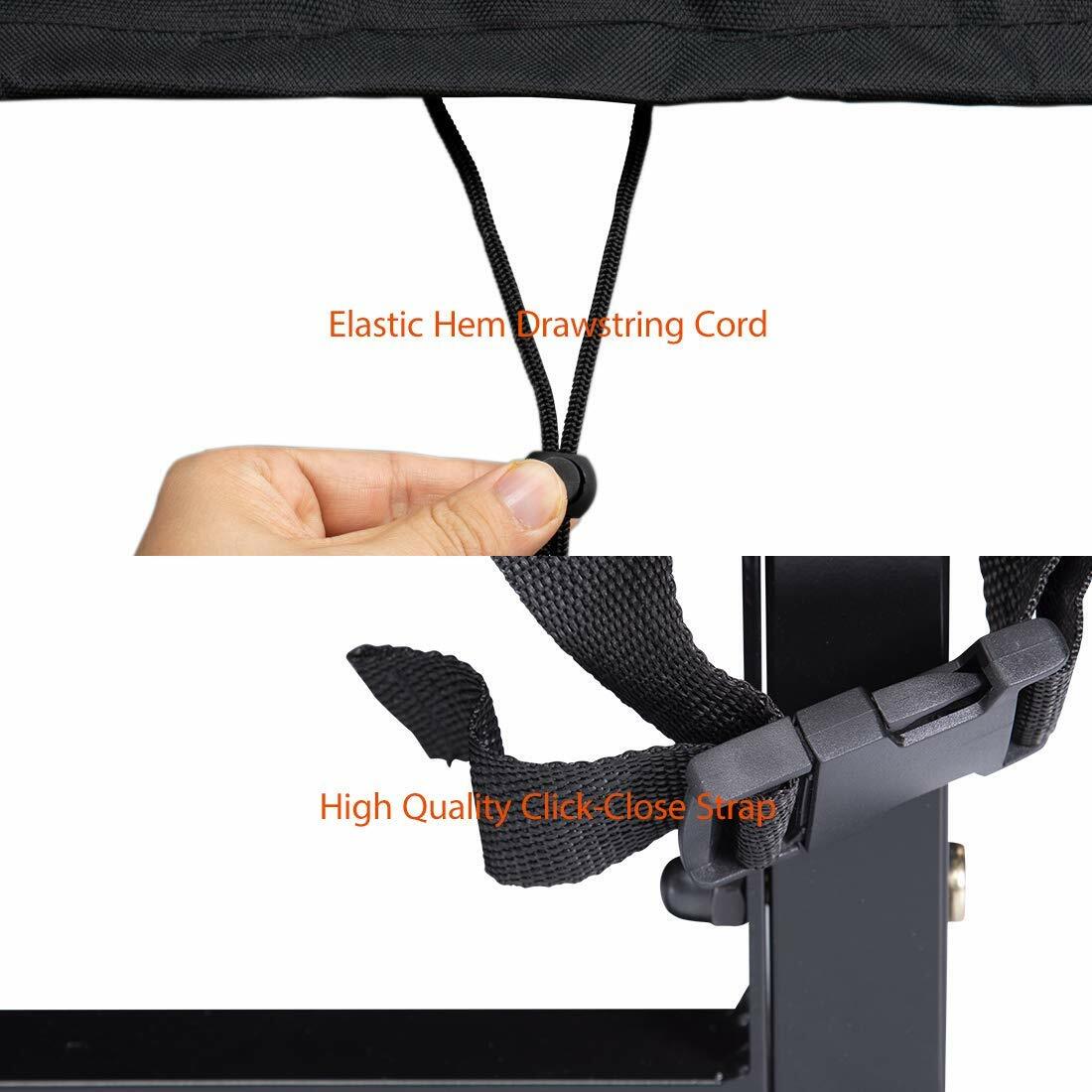 4/8ft 600D Zippered Waterproof Firewood Cover Wood Log Rack Outdoor Storage