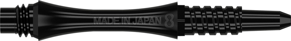 Target 8 Flight Slim Black 19mm Fixed Shaft