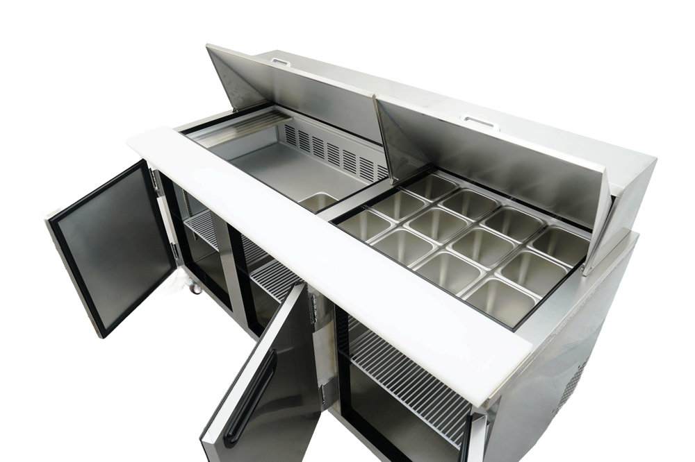 Leader 72" Mega Top/Sandwich Prep Table