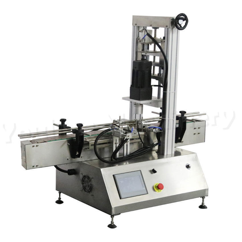 Automatic Single Head Screw Bottle Capper Sealing Tool Bottle Capping Machine