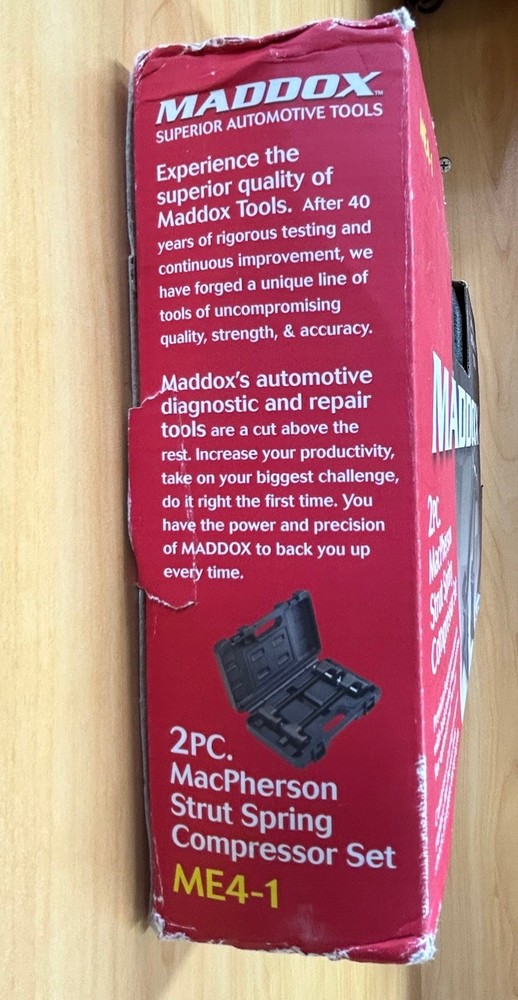 Maddox ME4-1 MacPherson Strut Spring Compressor Set (2 Piece)